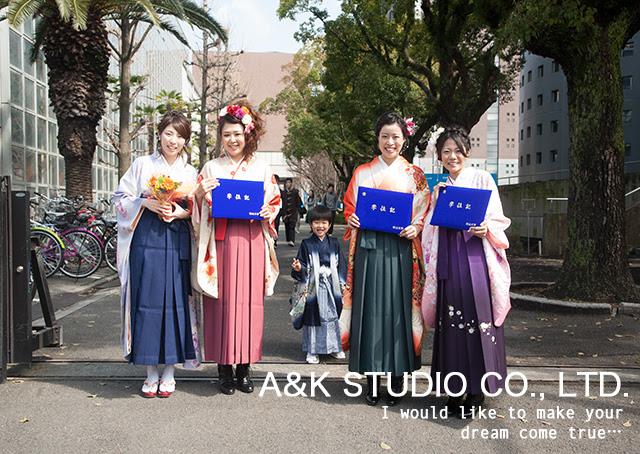 松山大学卒業式 Studioの出来事