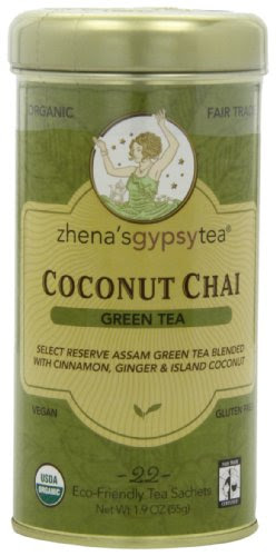 Zhena's Gypsy Tea Coconut Chai Green Tea, 22 Count On Sale