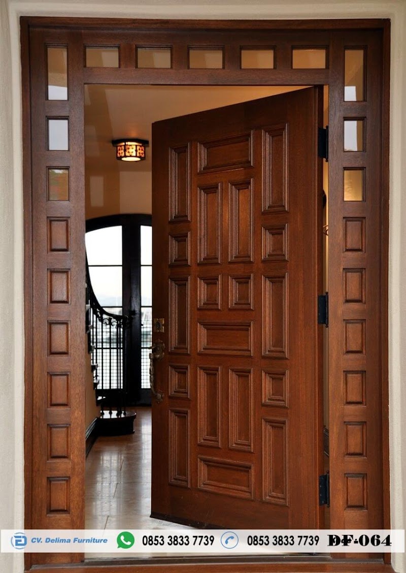 Bahan Pintu Rumah Modern Motif Masa Kini!