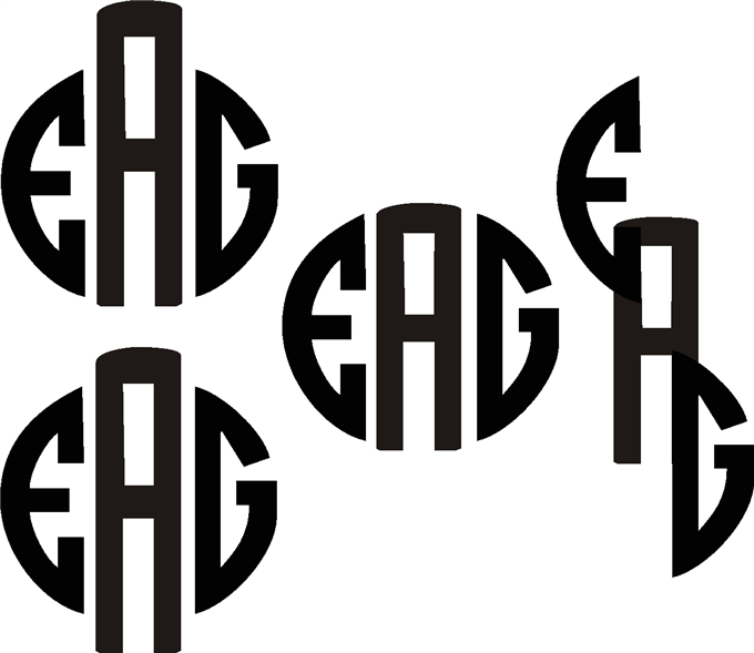 Download 1667+ Monogram Svg Generator - SVG,PNG,EPS &amp; DXF File Include for Cricut, Silhouette and Other Machine