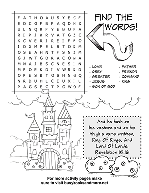 they're here free bible activity pages for kids  busy