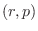 $ (r,p)$