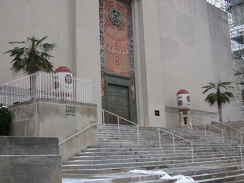 Scottish Rite Temple palms