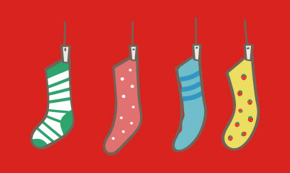 クリスマスの靴下セット 無料イラスト素材 素材ラボ