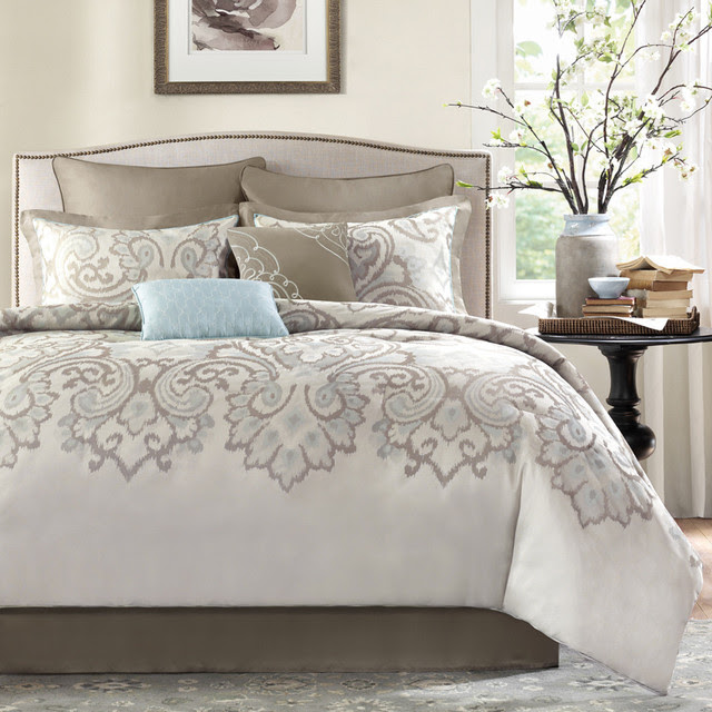 Madison Park Morgan 8-Piece Comforter Set - Contemporary 
