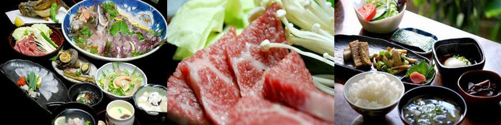 別府温泉旅館 彩乃宿 浮羽 露天風呂付き客室に旬の素材と郷土料理をご提供