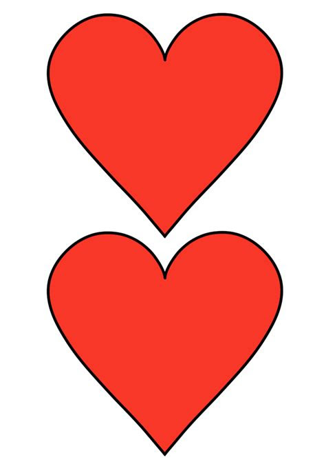  12 free printable heart templates cut outs freebie finding mom