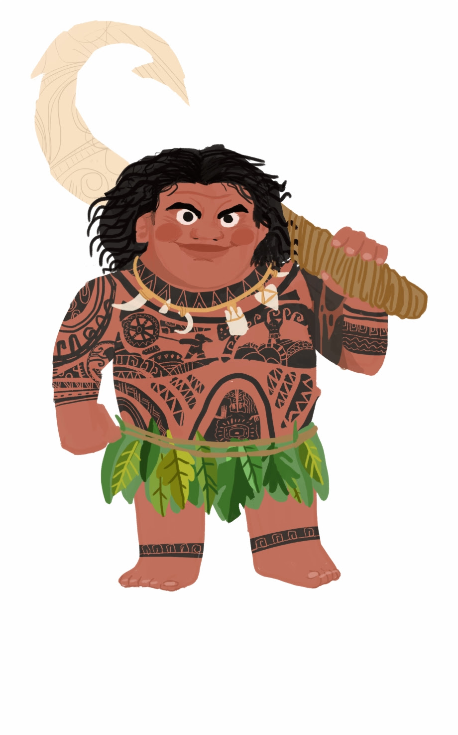 Moana Clipart Maori People Moana Maui Clipart Png Clip Art Library
