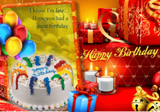 Belated Birthday Card Free Belated Birthday Wishes Ecards 123 Greetings
