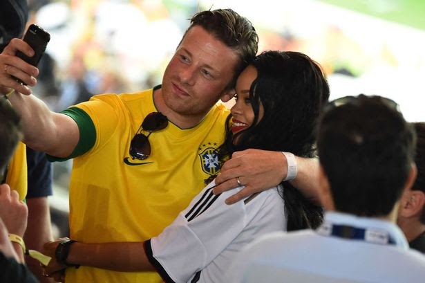 Jamie Oliver and Rihanna