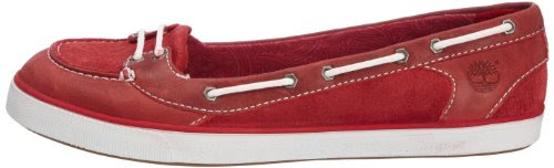Timberland DEERING BOAT BALLERNA 27621, Damen Ballerinas, Rot (Red 0), EU 39 (US 8)