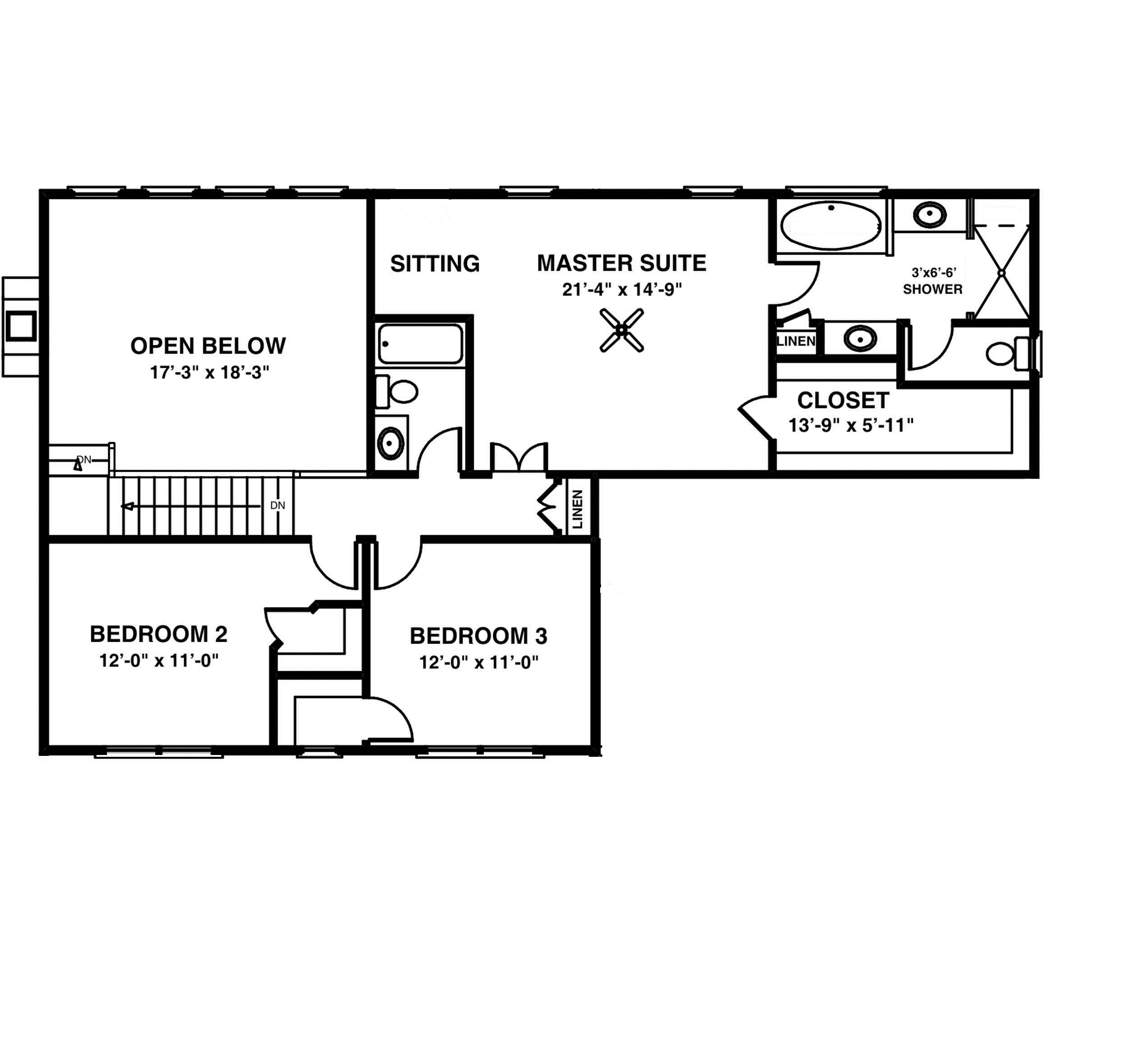 Cozy Porch And In Law Suite Second Floor Plan Sdl Custom Homes