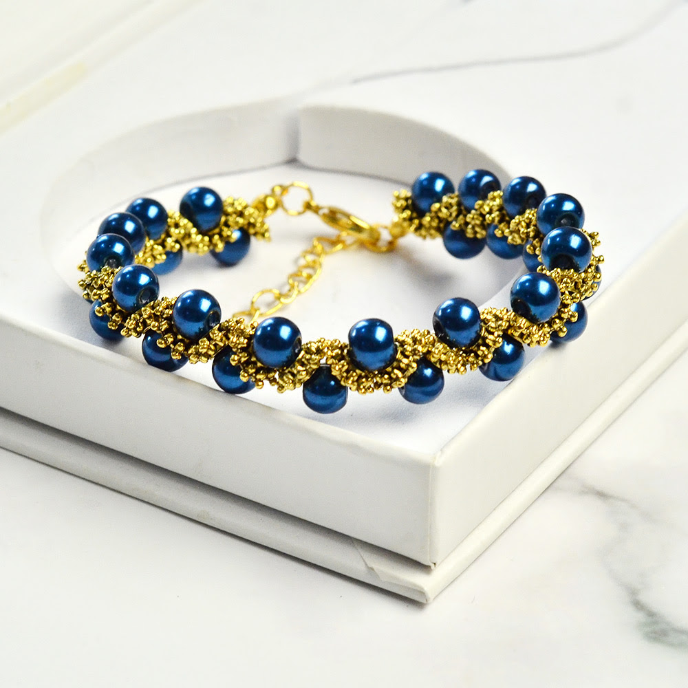 PandaHall Ideas on Making a Retro Style Pearl Bracelet