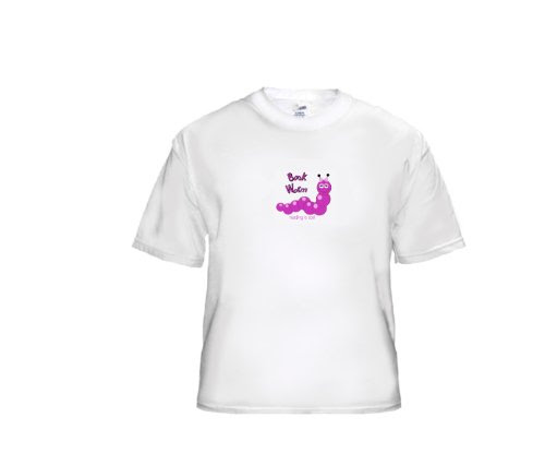 Book Worm Reading Is Cool T Shirt Youth Size Small