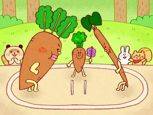 だいこん にんじん ごぼう Miyako イラストサイト