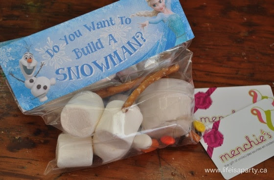 Frozen Themed Party Food