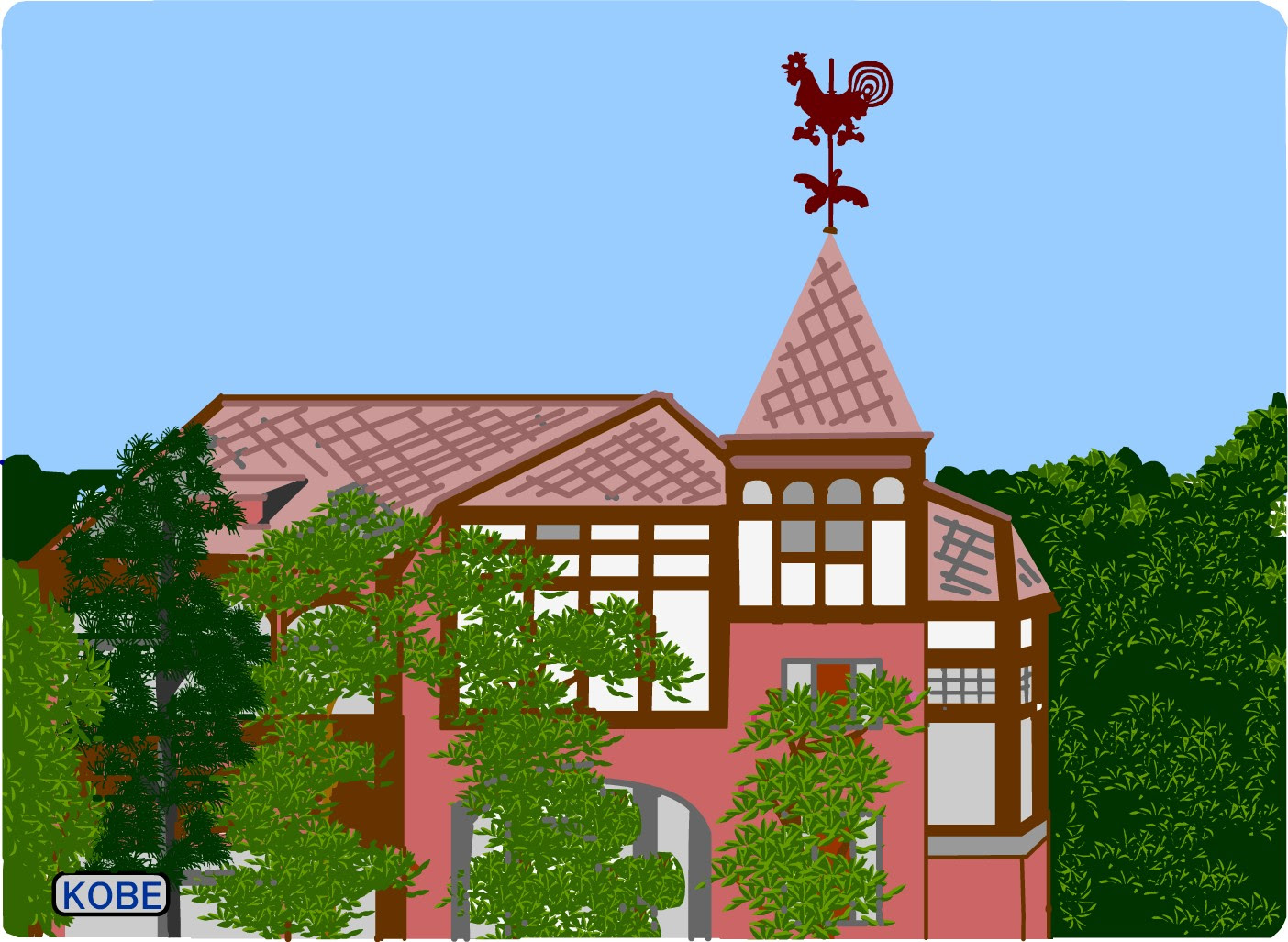 神戸 イラスト 無料 画像
