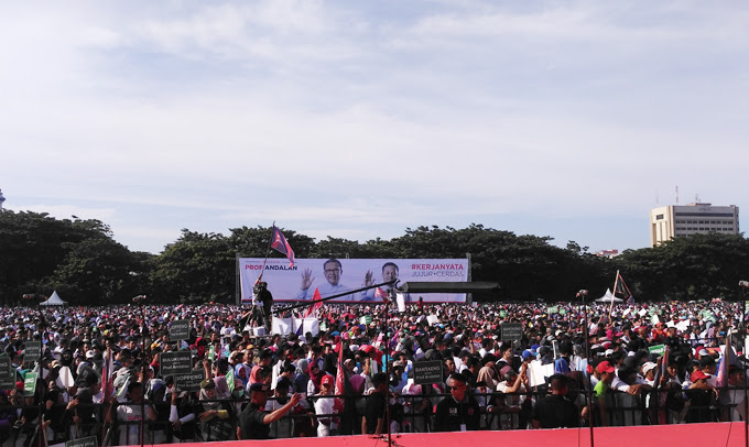 Lautan Manusia Banjiri Deklarasi NA-ASS