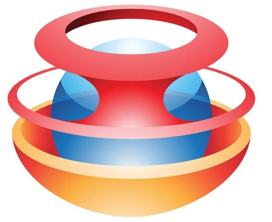 Download 3D logo model vectors