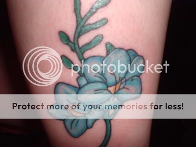 Flower Leg Tattoos Design Pics