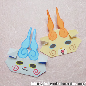 折り紙 妖怪ウォッチ コマさんの折り方 キャラクター折り紙 Com