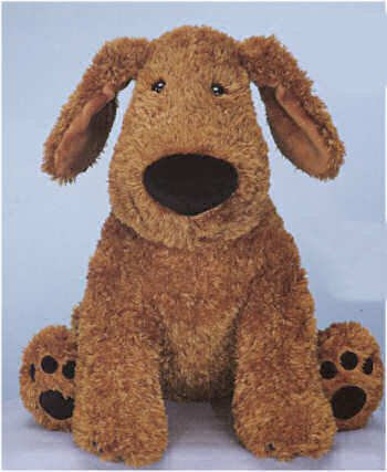 Plush Barkley Brown Dog 14″ Adorable brown dog Soft and cuddly Meausures 