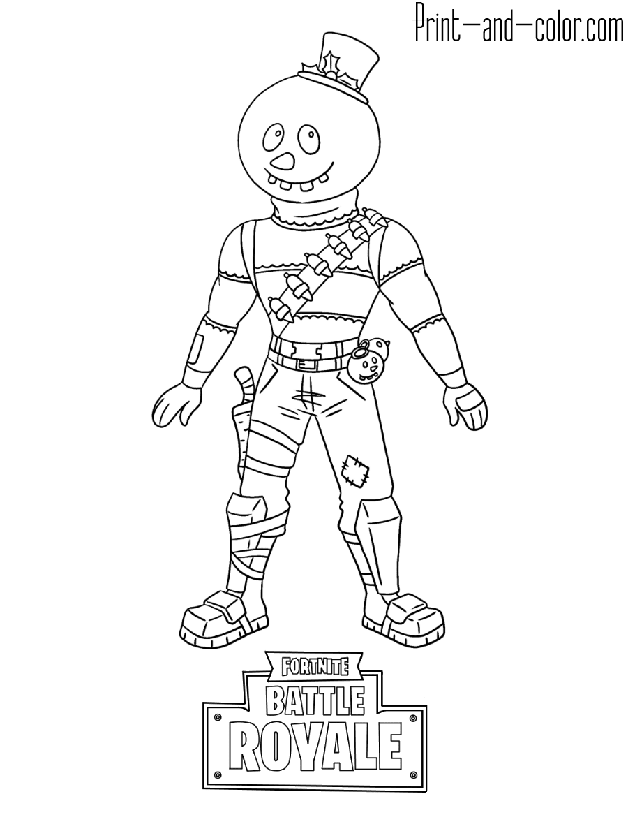 Fortnite coloring pages | Print and Color.com