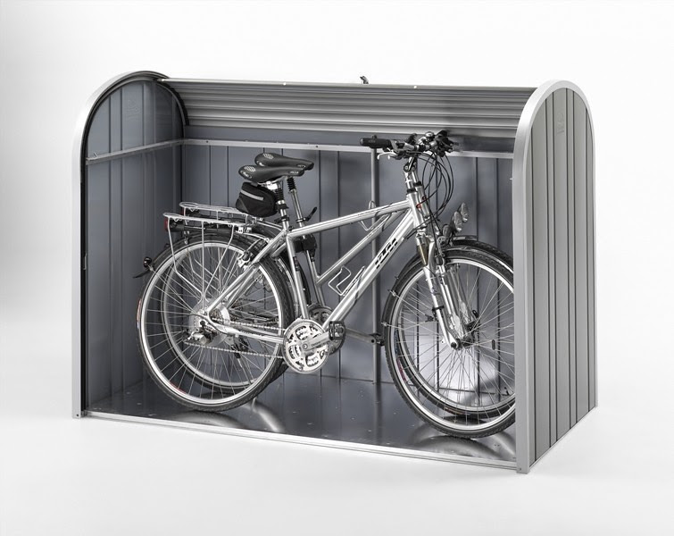 BICYCLE STORAGE SHED. BICYCLE STORAGE - BATTERY POWERED 