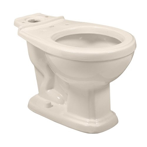 American Standard 3093.013.020 Antiquity/Repertoire Round Front Toilet Bowl, White (Bowl Only)