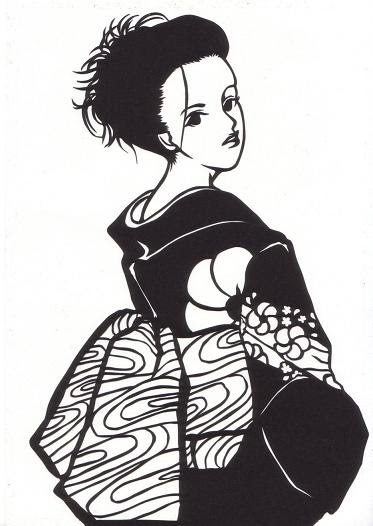 ヒカリ 切り絵イラスト作品展 5日目 画像あり 盆栽サロン日記 楽天ブログ