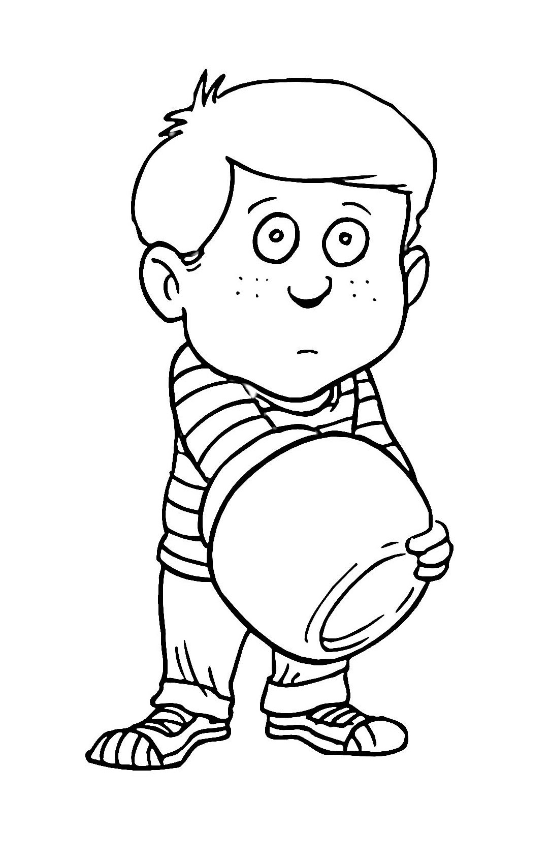 Download Free Printable Boy Coloring Pages For Kids