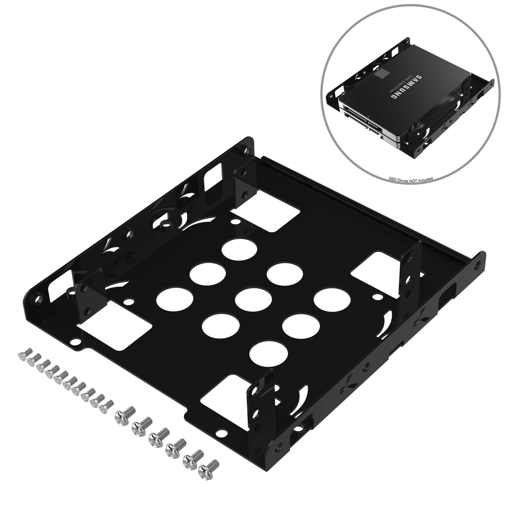 2 5 To 3 5 Internal Hard Drive Mounting Kit Sabrent