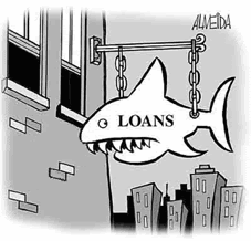 loan shark look