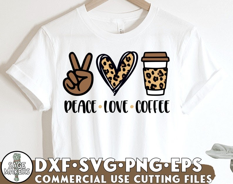 Download Peace Love Coffee Svg - 110+ SVG Images File for Cricut, Silhouette and Other Machine