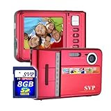 SVP NEW 9MP Red Digital Camera+ Video Recorder+8X Zoom~ UltraSlim