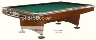 Brunswick Gold Crown V Billiard Table Graphic