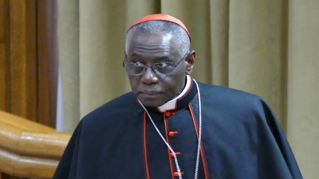 Image result for cardinal sarah pope francis
