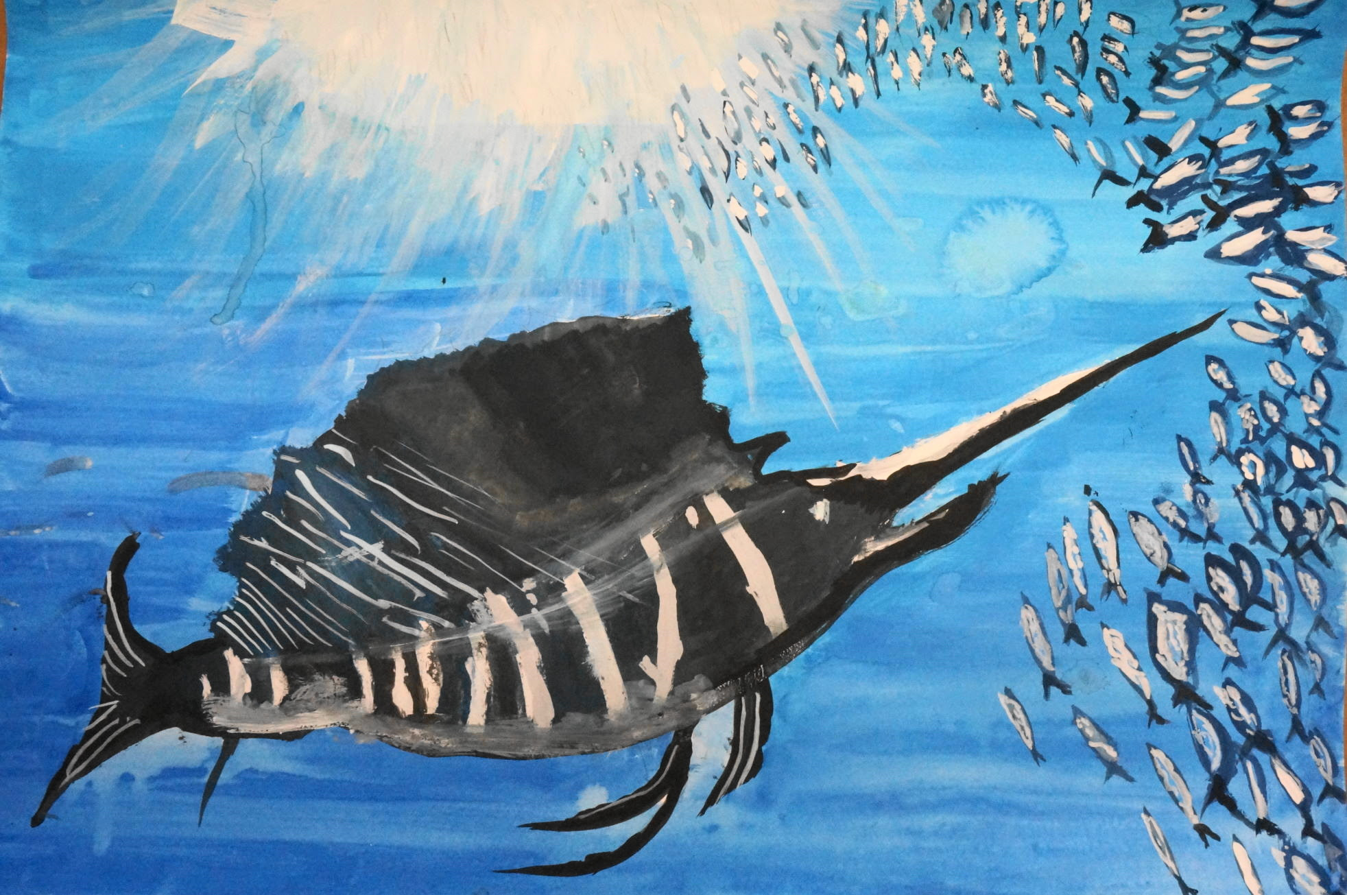 15年お魚絵画コンクール 応募作品 小学生 絵画造形教室アートラボ