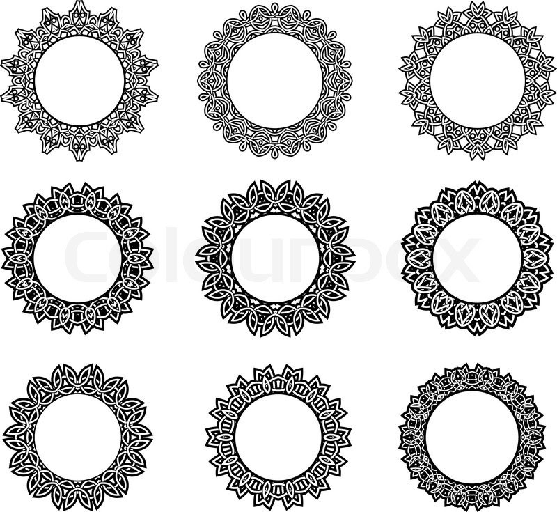 Download Vintage Circle Vector at GetDrawings | Free download