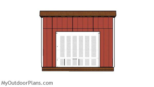 14x14 Lean to Shed Roof Plans | MyOutdoorPlans | Free 
