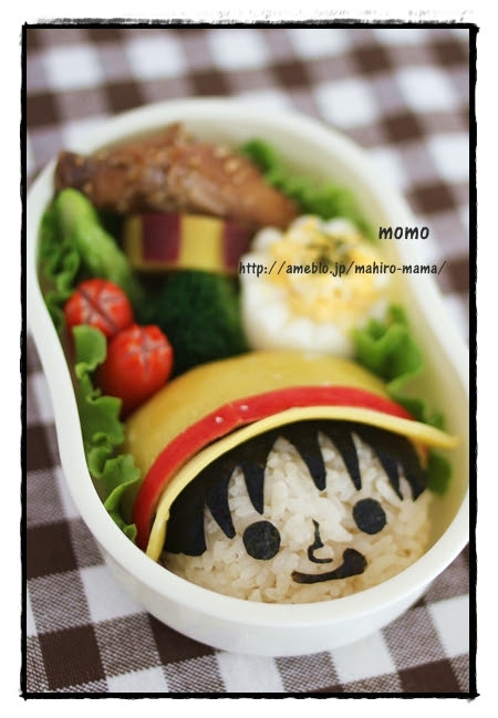 ワンピース パンソンワークス ルフィのお弁当 Momo S Obentou キャラ弁 Powered By ライブドアブログ
