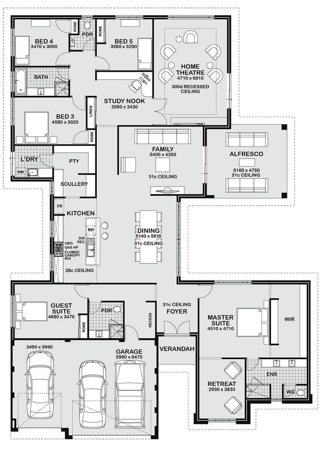 Floor Plan Friday 5 bedroom entertainer Floor Plan Friday 5 bedroom entertainer