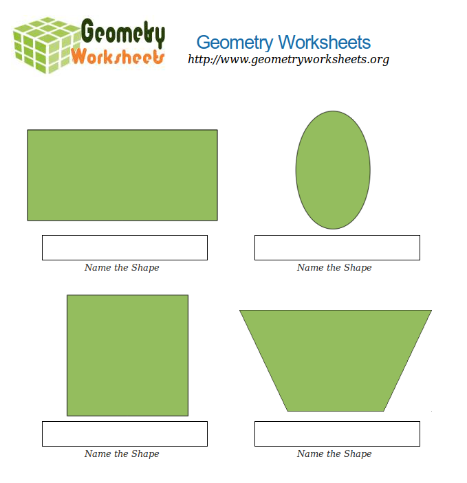 Geometry Worksheets for Identifying the Shapes 1 | Geometry Worksheets Org