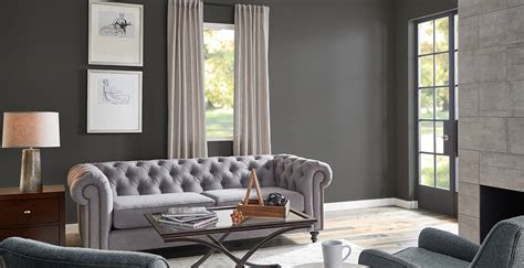 There are exactly 4 us quarts in 1 us gallon. Gray Living Room Ideas and Inspirational Paint Colors | Behr