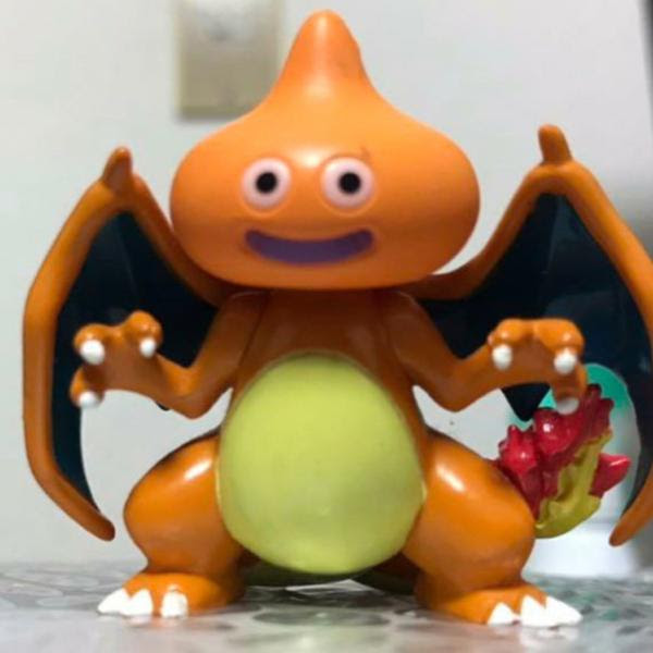 某国製海賊版ゲーム ポケモンウォーク のキャラ オレンジ色へのボケ ボケて Bokete