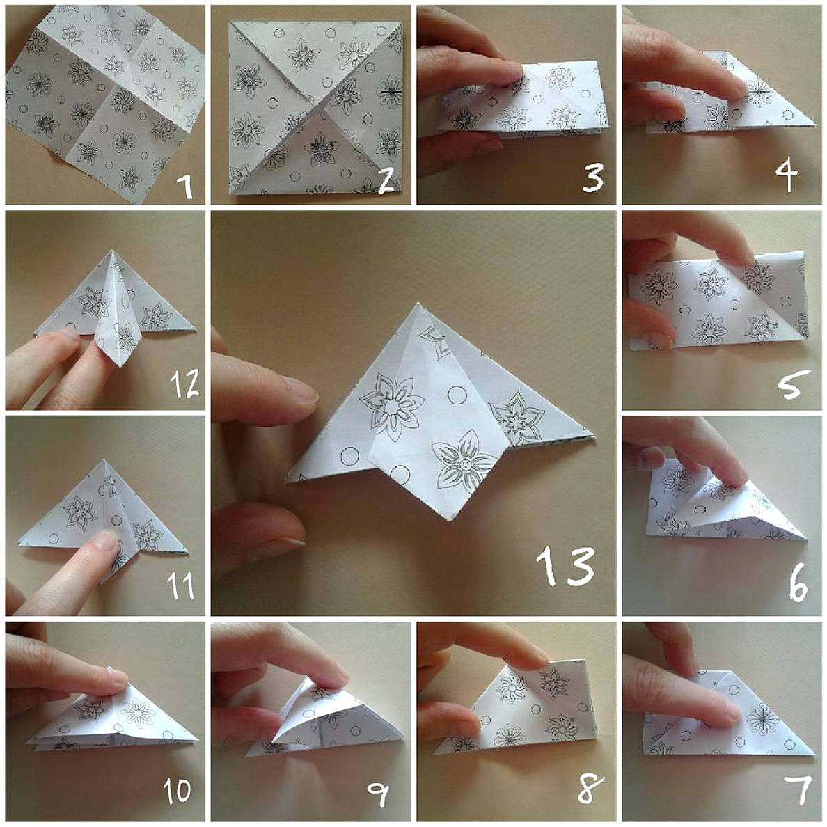 Cara Membuat Hiasan Dinding  Kamar  Dari  Origami 