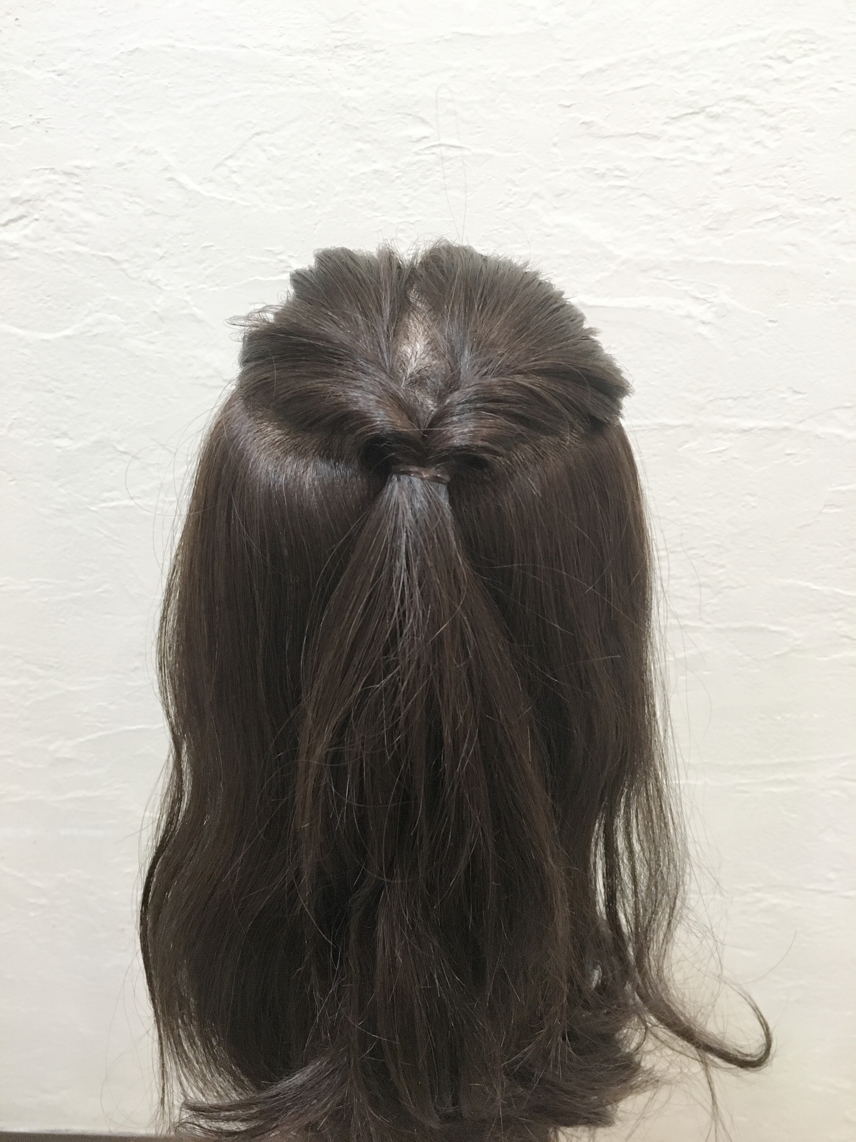ピンなしでゴムだけでできる簡単アレンジ