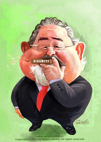 Isaltino Morais by caricaturas