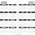 free 2022 and 2023 calendar printable - 2022 2023 calendar free printables world of printables