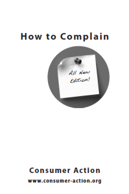 Consumer Action How To Complain